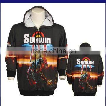 Custom sublimation mens hoodie