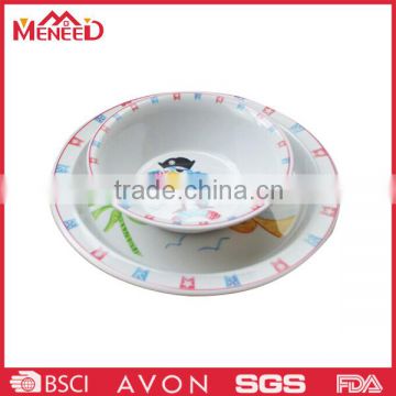 Latest style new design 2pcs new design cartoon dinner set