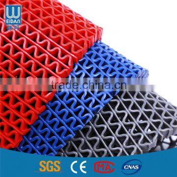 Colorful PVC S type door mat,Swimming pool carpet, PVC mesh mat