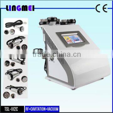 Lingmei Estetica Vacuumterapia Ultrasonica Cavitation RF Skin Lifting Facial Vacuum Suction Machine