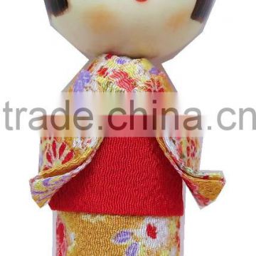 Wooden Japanese Kimono Kokeshi Komachi Girl