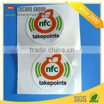 Custom 3m Adhensive HF RFID Sticker