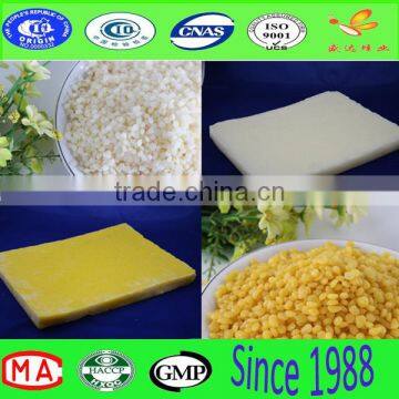 Cosmetic raw material beeswax pellets, offer raw material white yellow bee wax for cosmetics oem usa