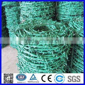 Hot dip/ Electric galvanized Double Twist Barbed wire fencing real factory