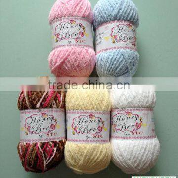 chenille yarn for knitting scarf