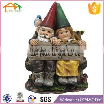 Factory Custom made best home decoration gift polyresin resin lawn decoration