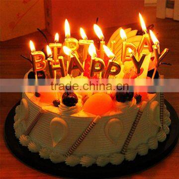 Golden Letter Candle for Birthday photo-2