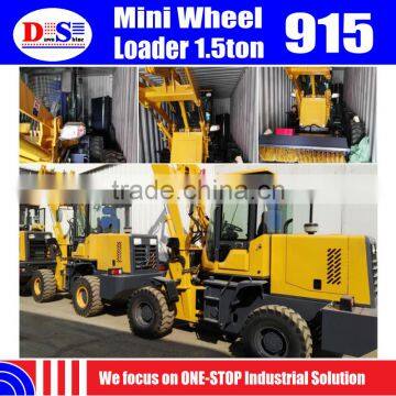 Hot Sale Wheel Loader in Europe 1500kg With CE - Chinese Wheel Loader ZLY915 Mini Front Loader photo-5