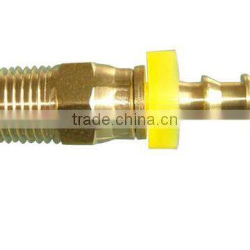 Brass hose barb fitting