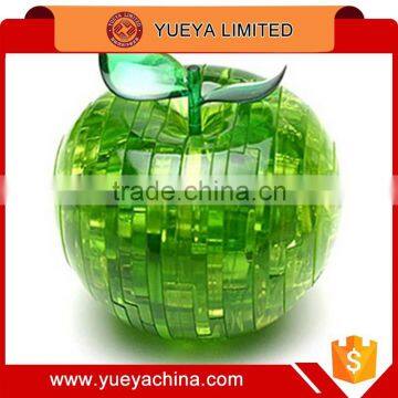 Sweet 3D Big Red Crystal Apple Jigsaw Lovely House Decor photo-2