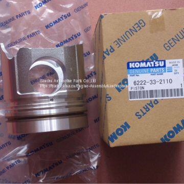 Komatsu Diesel Engine Pistons 6222-33-2110 For Excavator