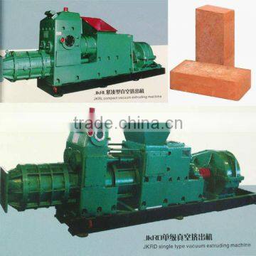 double stage vacuum solid red brick machine