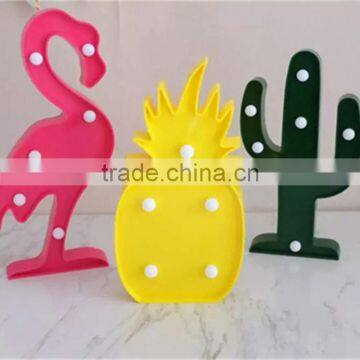 Christmas Promotion Gift Flamingo Baby Kids Room Home LED Decoration Night Light Modern Bedside Table Desk Lamp photo-2