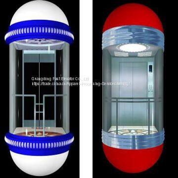Whole Glass Panoramic 13,10,8,6 Person Passenger Elevator photo-2