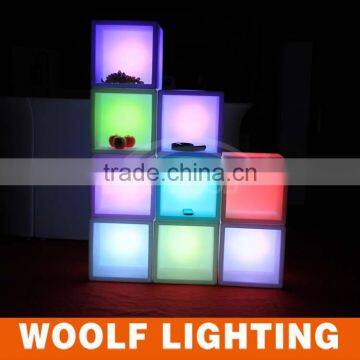 Square Color Changing Rechargeable LED Illuminated Ice Bucket photo-2