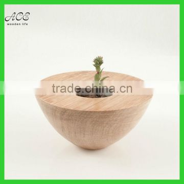 Wooden planter Wooden plant pot