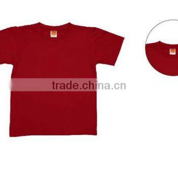 China Manufacture Kids Blank T-shirt Bulk Wholesale 100% Cotton Plain T-shirt