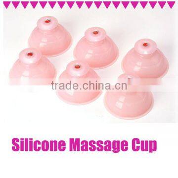 BODY Cupping Therapy Vacuum Suction Cup SILICONE VACUUM MASSAGE CUPS