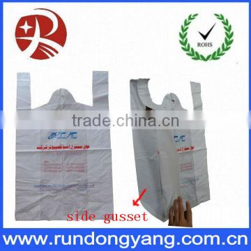 ligh degradation promotional cheap logo shopping bags