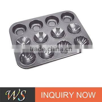 12 Cups Carbon Steel Baking Multi Pan