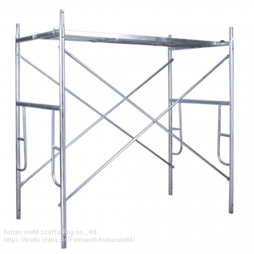 Wholesale Construction Durable Galvanized Factory Price Mobile Aluminium H Frame Scaffolding photo-3