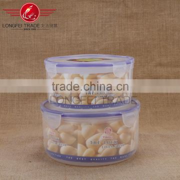 Hot sale wholesale clear food plastic container with lid