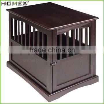 Wooden Dog Crate with Espresso Finish Homex BSCI/Factory