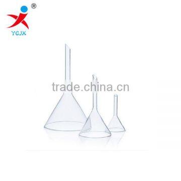 Glass funnel 60 mm triangle funnel Conical funnel chemical experimental equipment