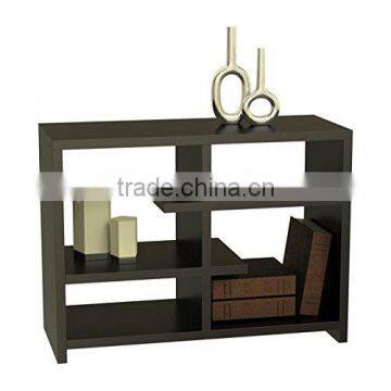 Glossy Home Furniture Wood Console Table 4 Tier Book Display Shelf Wholesale Hall Teble photo-2