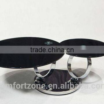C8041rotating Glass Top Multifunction Coffee Table photo-4