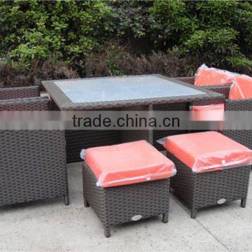 Modern Outdoor Furniture Rattan Club Bar Set photo-2