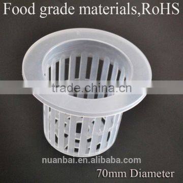 70mm Not Coated Finishing large size plastic Flower planting pots