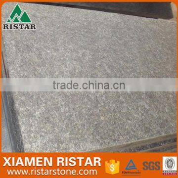 G684 black granite black basalt flamed tiles