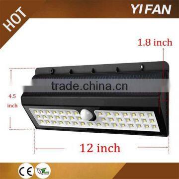 44 Led Weatherproof Solar Powered Led Sensor Light Outdoor Solar Garden Light Led Wall Light photo-3