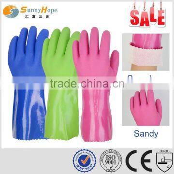 Sunnyhope 13g seamless cotton liner triple dipped gloves