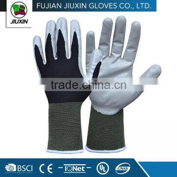 made in Jiuxin Elastic Safety cotton Flexible fabric cuff Work glove