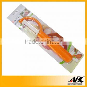 Wholesale Easy Cleaning Kitchenware Orange Ceramic Peach Peeler