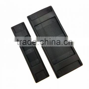 2" Shoulder Pad PVC In Black, Black Shoulder Strap Pad for Bag, Plastic PVC Bag Strap Belt Shoulder photo-5