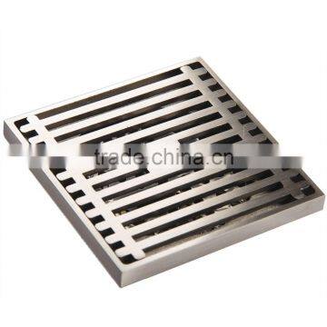 Square stainless steel floor drain