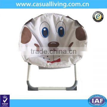2016 New Lovely Dog Small Round Moon Chair for children/kids folding moon chair