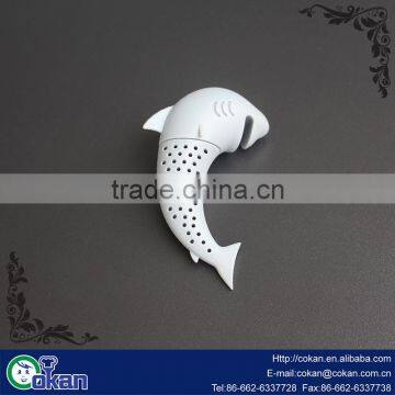 Useful Silicone Shark Infuser Tea Leaf Strainer Herbal Spice Filter Diffuser photo-3