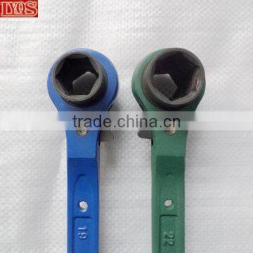 Satin Plated Tapered Scaffolding Tools Ratchet Podger Spanners photo-3