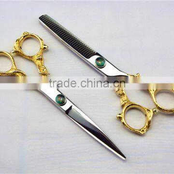 2015 New YF0438Japanese Steel Zodiac Monkey Hair Scissor photo-4