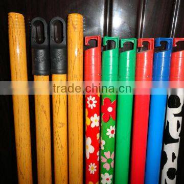 Factory Price Wooden Broom Stick PVC Coated