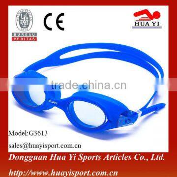Silicone One Peice Only Funny Logo Anti Fog Swimming Goggles photo-4