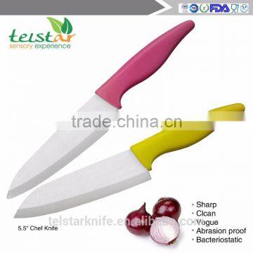 Soft Grip Handle Sharp White Blade 5.5" Ceramic Knife photo-2