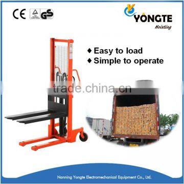 1Ton, 2 Ton Forklift With Pallet Manual Hydraulic Hand Stacker photo-2