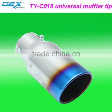 Auto Universal Blue Plated Exhaust Muffer Tips photo-1
