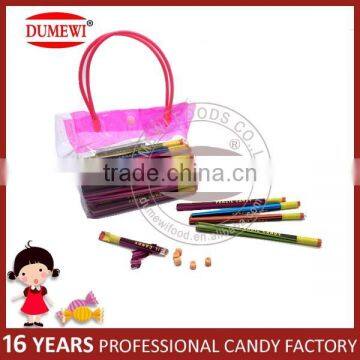 Fruit Flavor Pencil Pressed Candy Tablet Candy in Handbag