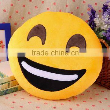Soft Emoji Smiley Emoticon Yellow Round Cushion Pillow Stuffed Plush Toy Doll Christmas Present New photo-3